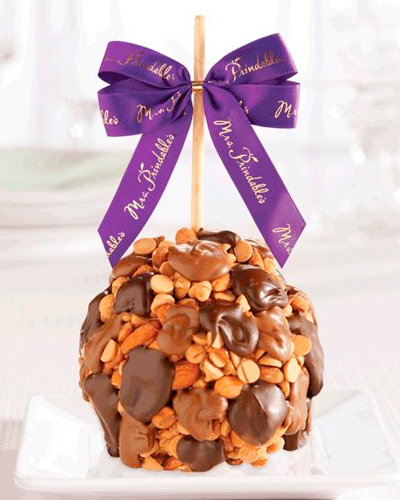 Double Chocolate Peanut Butter Almond Caramel Apple