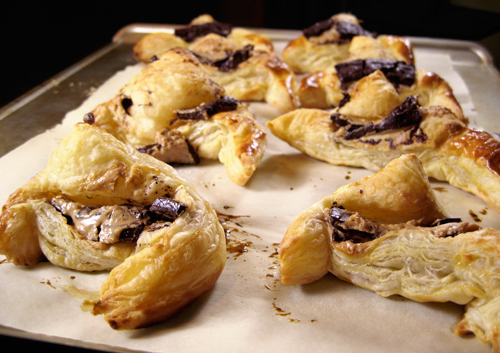 Bad Chocolate Peanut Butter Croissants