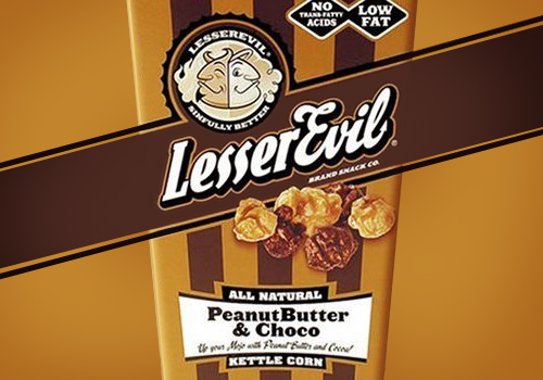 Lesser Evil Peanut Butter Choco Popcorn