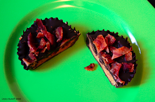 Bacon Chocolate Peanut Butter Cup