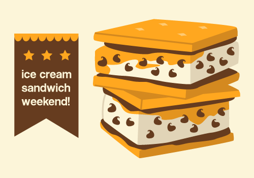 Ice Cream Sandwich Weekend