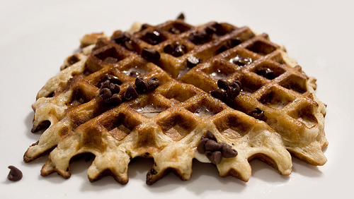 Peanut Butter Waffle Toast